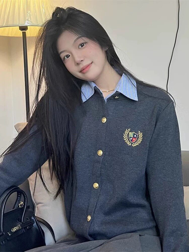 新款针织开衫定制LOGO美容师工作服毛衣外套舞蹈老师园服工装刺绣,针织衫/毛衣,美莎羊绒