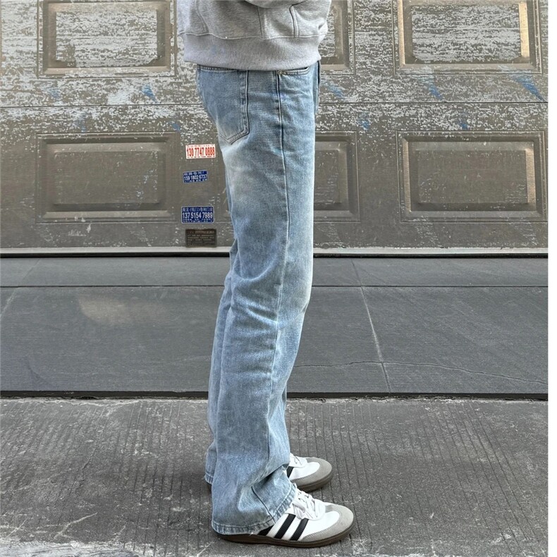 现货～203-6F5101P42特浅蓝色水洗弹力牛仔裤,男装牛仔裤,星座203-6(原电商259)