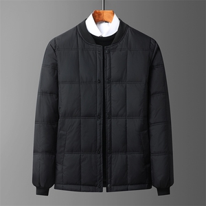 羽绒服中老年男士爸爸装冬装加绒加厚内穿外穿内胆羽绒服外套