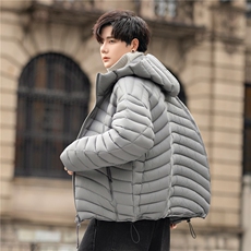 充绒210g加厚羽绒服冬季90白鸭绒连帽羽绒外套男2800-P475控898，男装羽绒服，电商A355（原A415）