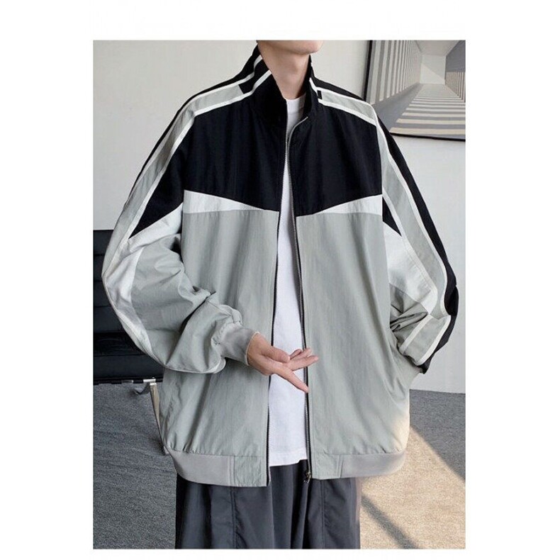 W9182-P60网图现货春季新款夹克外套潮流休闲帅气搭配宽松外套,男装夹克,星座1608-2