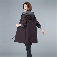 268款--尺寸已正常，按正常尺寸下单，女装风衣，秋牧寒烟