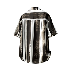 短袖衬衫男+短裤男套装男100%聚酯纤维M-5XL大码TZ78718P50控98，男装牛仔裤，星座227-7