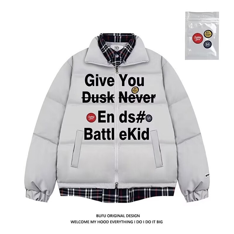 MY068-24新款冬季棉服保暖面包服小众休闲潮牌帅气外套,男装棉衣,星座1002-2