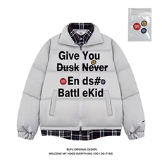 MY068-24新款冬季棉服保暖面包服小众休闲潮牌帅气外套，男装棉衣，星座1002-2