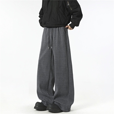 人字纹裤子男春装直筒休闲裤男女运动裤阔腿长裤K10241-P38，女装休闲裤，电商A099