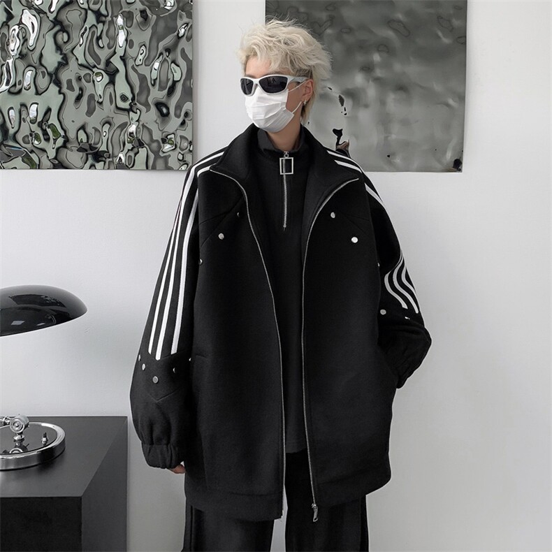 男装呢料夹克2026秋冬季新款毛呢大衣男生外套XZ514-2-F610-P135,男装夹克,星座514-2(原B239)