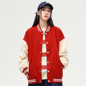 春秋季棒球服外套ins潮情侣学生休闲针织夹克可二次开发DF32-P75