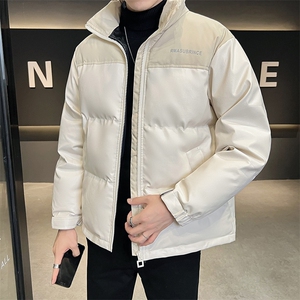 皮棉衣男立领冬季加厚棉服拼接棉袄潮流外套字母A266-P01-P80图片