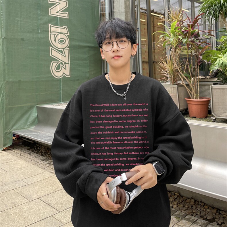 华夫格！华夫格卫衣男HW526-特P23图片