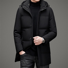 冬季男士连帽羽绒服中青年男装宽松90%白鸭绒保暖外套ZL6708-P275，男装羽绒服，星座1105-3