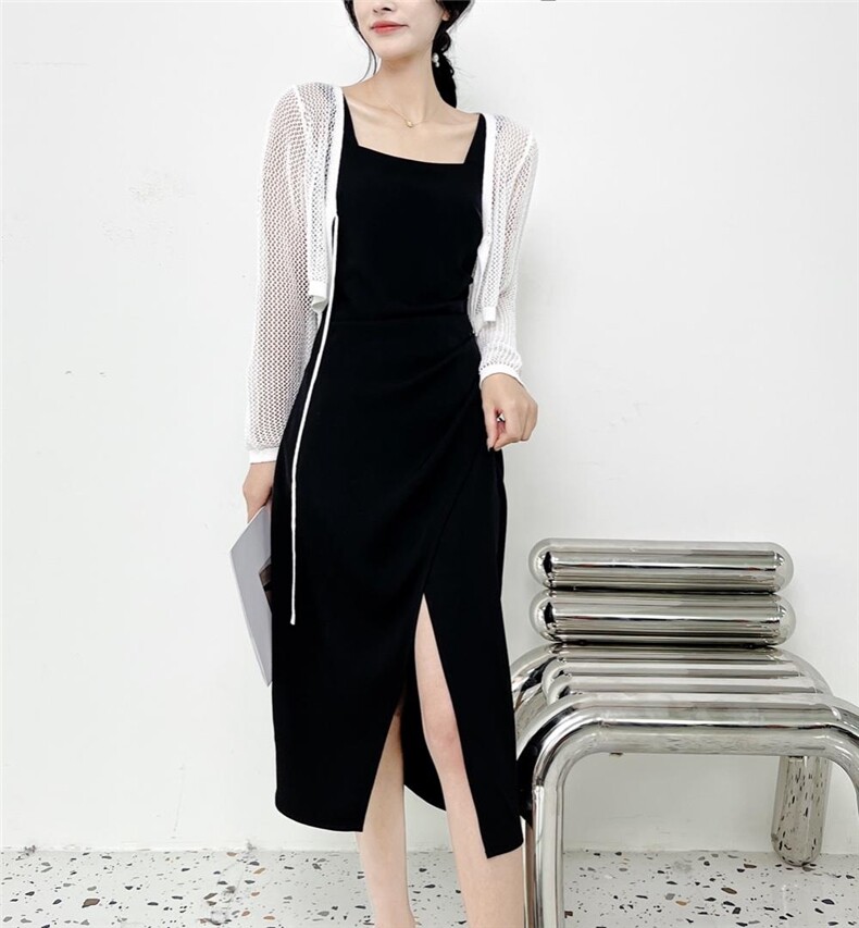 早秋2件套连衣裙！防晒俩不误！，女装连衣裙，依挺好