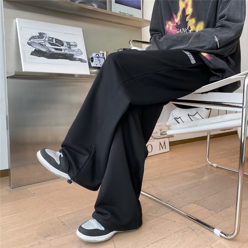 潮牌休闲长裤子男美式街头宽松抽绳束脚运动卫裤KK100-P32,男装休闲裤,星座1001-1