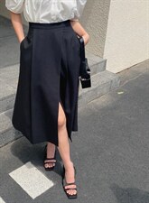 法式风情～百搭高级感半身裙+束褶设计衬衫，女装半身裙，GN