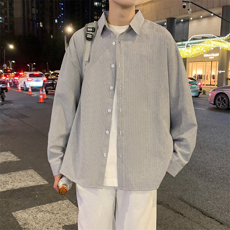 潮流宽松休闲上衣潮牌衬衫A161-6853-P36,男装衬衫,电商A161