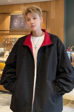得物唯品二开~满天星双面穿夹克外套616特P60，男装夹克，电商A309