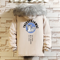 MM48160-P130冬季大毛领衣男士大码加厚袄男服砖墙，男装棉衣，电商A040A