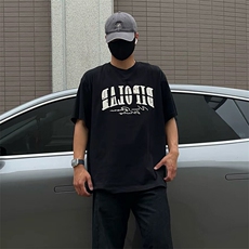万针全刺绣工艺抖音得物高品质260克重磅纯棉双纱美式高街短袖T恤，男装T恤，电商A486