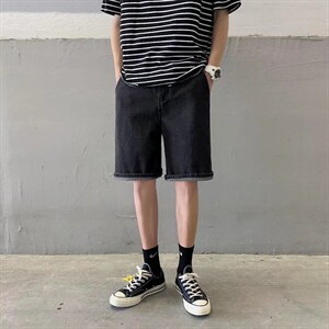 潮流春季牛仔裤男牛仔短裤M830P34图片