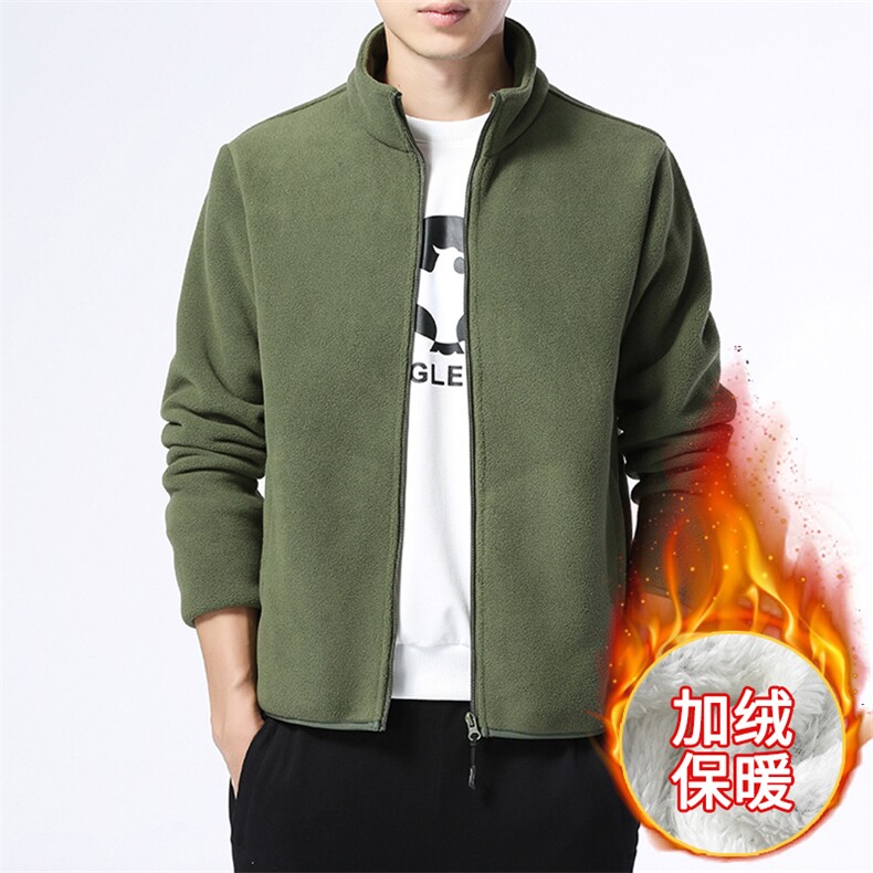 M-8XL男大码立领遥粒绒加肥加大码夹克外套5032-1_9810,男装夹克,星座1516-1