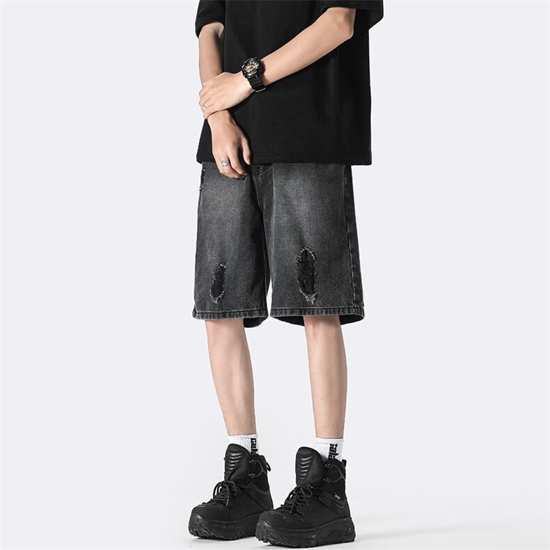 B225-K2204-P47-X59-棉75.8%粘纤14.9%聚醋纤维9.3%-美式牛仔短裤图片