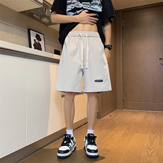 K152/P35夏季新款宽松休闲短裤男夏季五分裤潮大码男中裤子，男装牛仔裤，电商基地A050