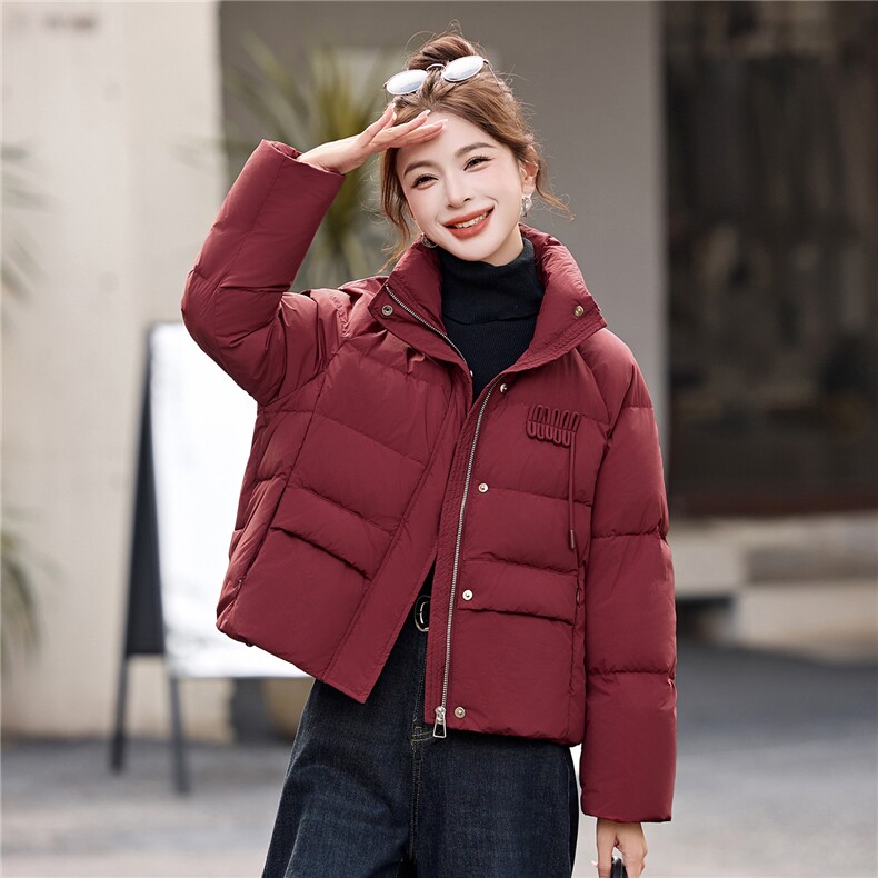 冬季90白鸭绒羽绒服保暖厚款韩版网红通勤简约羽绒服外套,女装羽绒服,姿衣坊