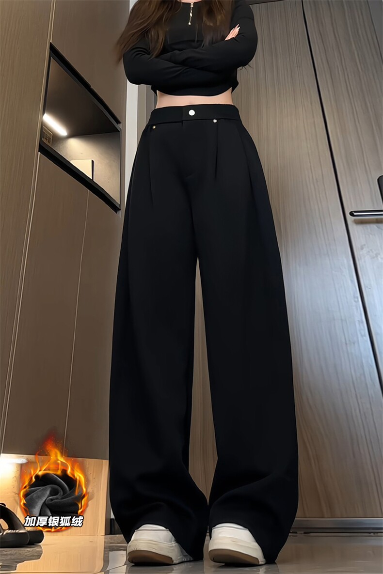 重磅华棉400g保暖银狐绒百搭宽松休闲裤男K24039J加绒-特P50控98,男装棉衣,电商A001-1