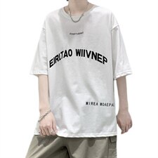 夏季短袖T恤男潮流时尚休闲港风t恤衫A210-A8313-P25，男装T恤，星座210-3