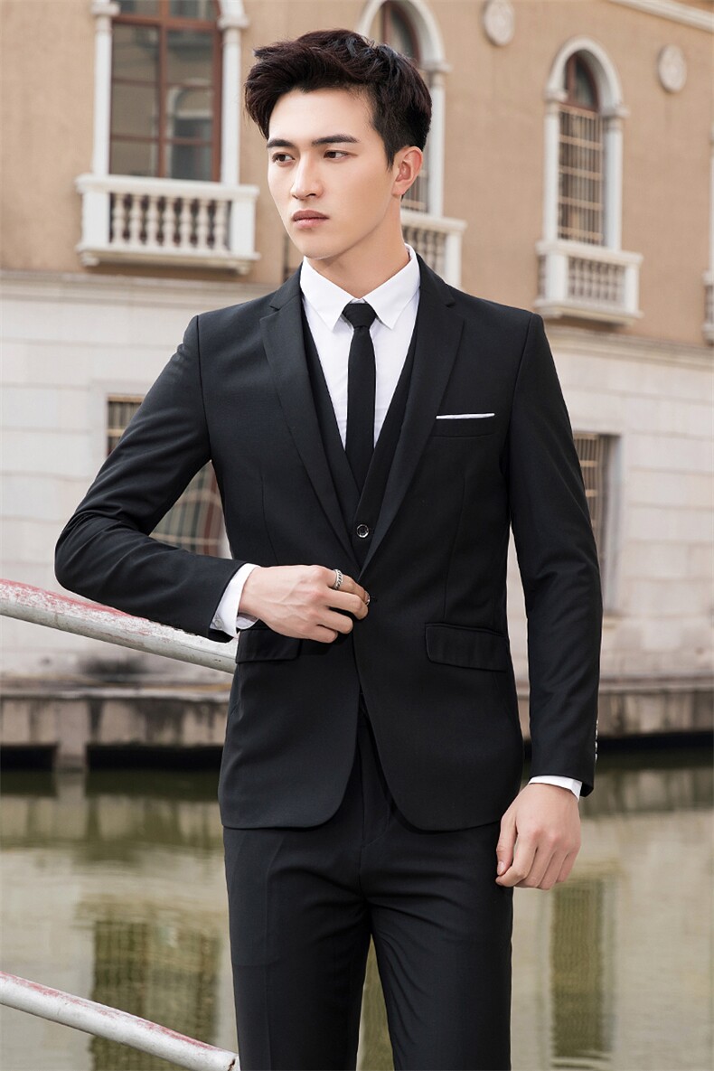 2025新款休闲百搭小西装男士西服一粒扣306-P145,男装西服,星座311B