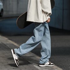 牛仔裤男秋季潮大码休闲裤子高街N308P38，男装牛仔裤，星座1116-2