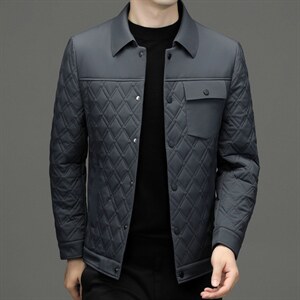 中年男新款冬季加厚棉服爸爸冬装短款棉衣外套 ZL18366-P175图片