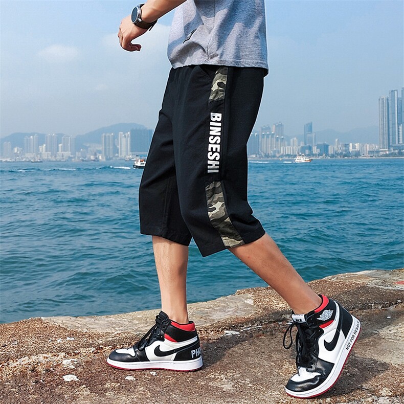 工装短裤男夏季2021新款韩版宽松七分休闲裤DS-C305A-Q,男装休闲裤,电商C305A