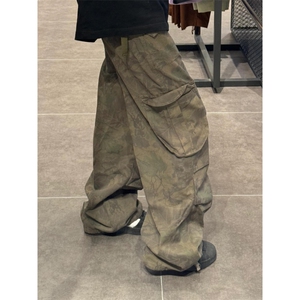 【网图有货】迷彩工装裤男女美式复古vibe伞兵裤子MCK01WW-特P50图片