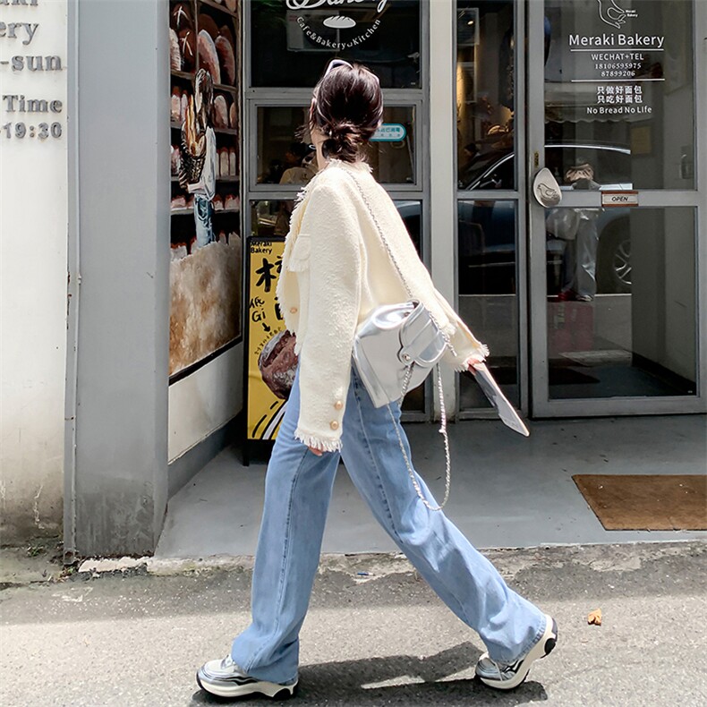 2025春秋季新款法式气质小香风外套女韩版显瘦名媛短款小个子上衣,女装短外套,2C187