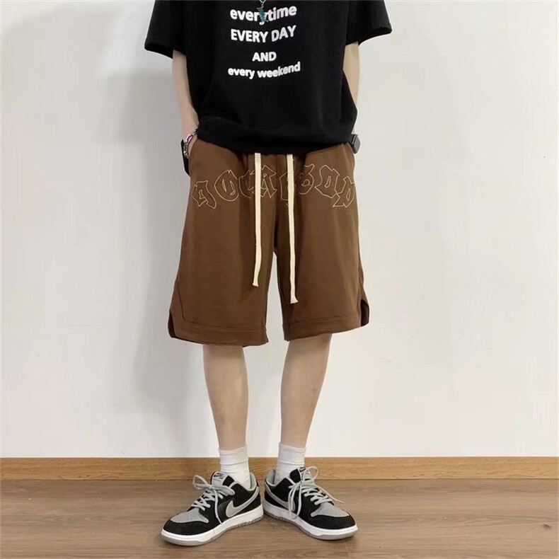 男夏季潮流时尚休闲刺绣字母短裤K6002P30,男装休闲裤,星座1116-2