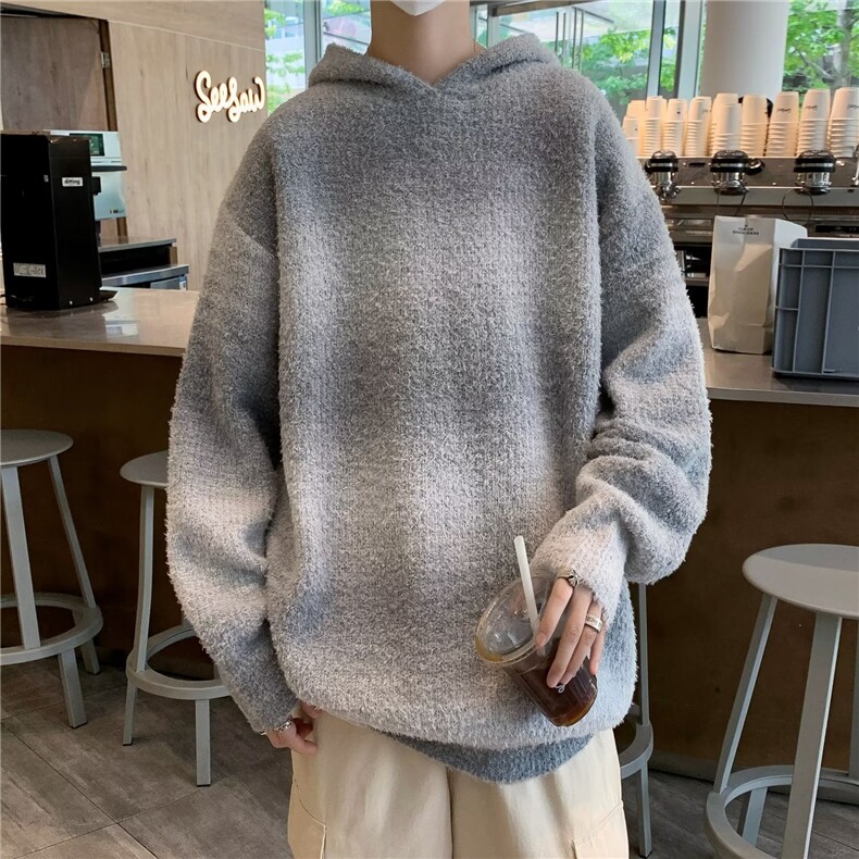 日系宽松慵懒风毛衣男2024春秋季条纹针织衫港风宽松情侣线衣,男装针织衫/毛衣,星座716-2