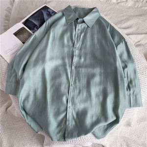 现货！天丝高品质纯色超舒服衬衫百搭简约感轻薄-LK80065-特批30图片