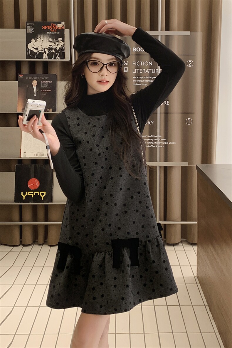 现货2025春装背心连衣裙P125-K178两件套2C167-886-P175-K238,女装连衣裙,2C167