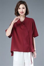 T恤2021年夏季纯色个性简约百搭时尚潮流，女装T恤，奕阳依阁