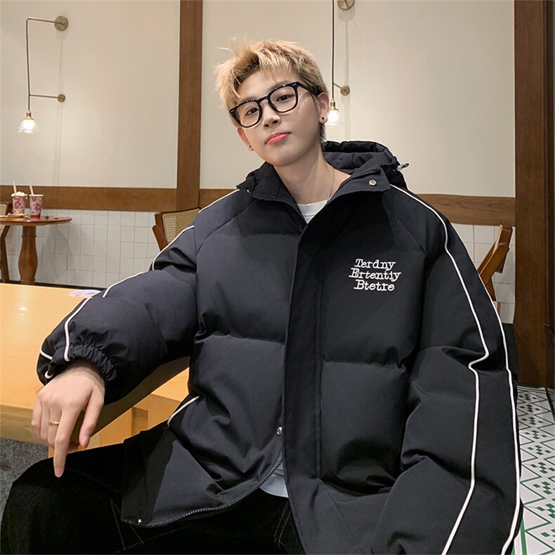 冬季宽松/连帽休闲外套潮加厚棉衣XZ102B-1M2683-P125,男装棉衣,星座102B-1