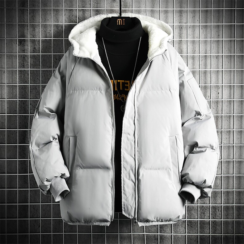 控128加绒面包服男大码羊羔毛衣男MY16099-P100,男装棉衣,电商A040A