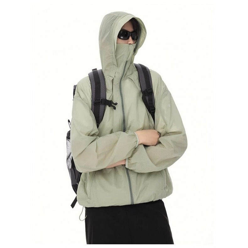 防晒衣男夏季户外防紫外线连帽遮阳服机能风露营遮阳外套FY012,男装防晒衣,星座1116A（原606A-3）