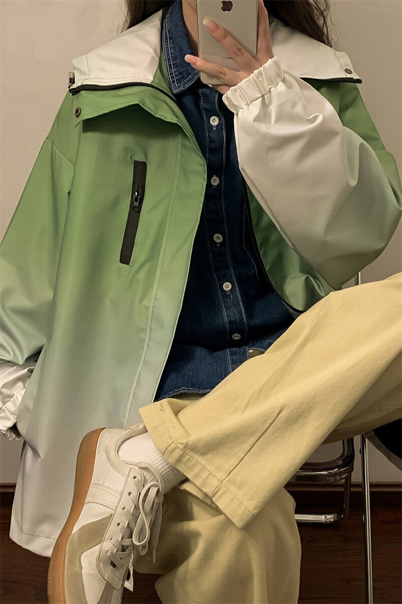 1中性山系防水渐变大码M-5XL夹克女100%聚酯纤维JK77088P85控128,男装夹克,星座226-2