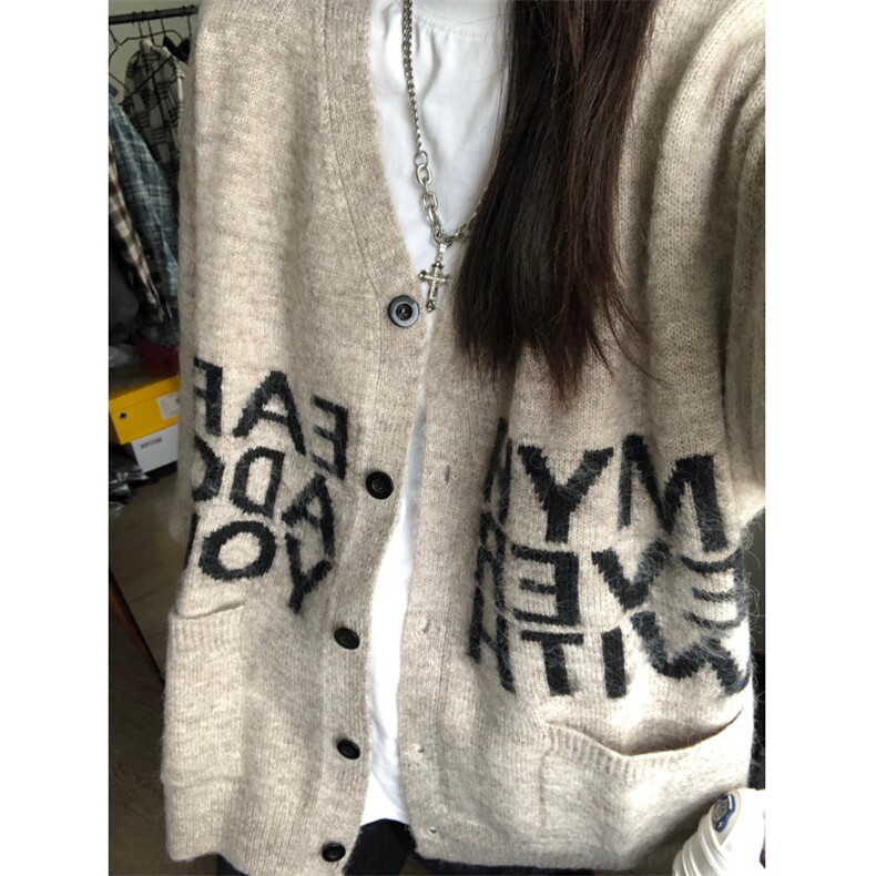 【有货】MY452LL-特P58秋冬高级感慵懒风开衫毛衣男美式针织外套,男装针织衫/毛衣,星座1007（原301D）