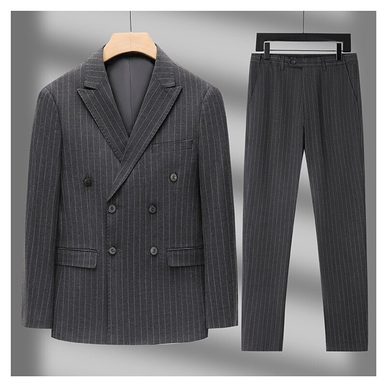 GDN5172四季款新款男士礼服西装修身商务休闲男装西服三件套装,男装西服套装,电商B360