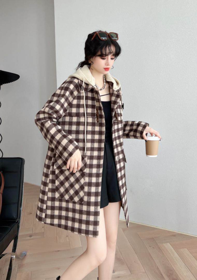 格子外套，定制款，其它，觅 愉