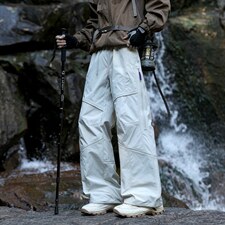 山系工装裤春季新款登上防水冲锋裤机能户外弯刀休闲长裤K855-P40，男装工装外套，星座1403A