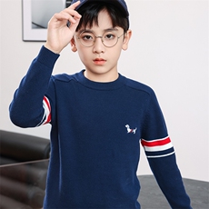 儿童毛衣男女童纯棉打底衫秋冬款洋气针织衫长袖上衣动物图案，童装儿童针织衫，暖姿羊绒童装店