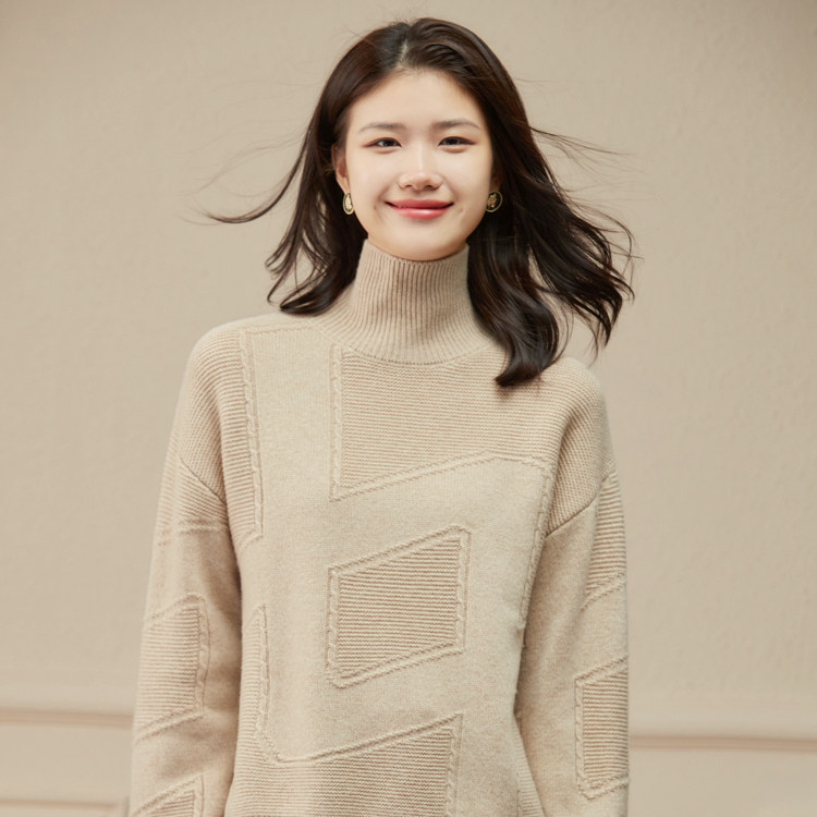 其他常规款高领2025年夏季单件新款内搭打底针织衫,针织衫/毛衣,牧思羊